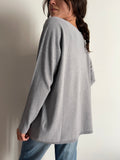 Maglione ampio grigio