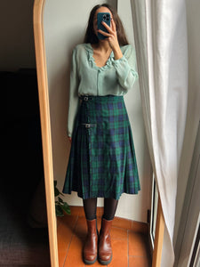 Kilt blu e verde