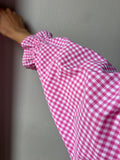 Camicia Gilbi Ralph Lauren quadretti fuxia