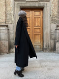 Cappotto sartoriale nero