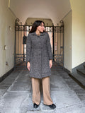 Cappotto spigato beige