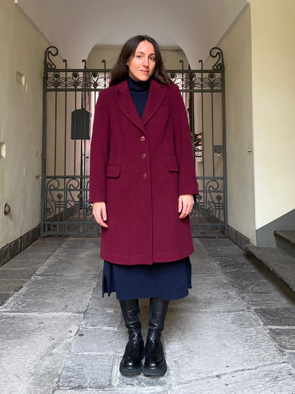 Cappotto bordeaux