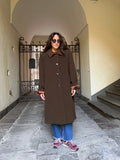 Cappotto marrone cioccolato