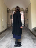 Cappotto cachemire nero