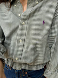 Camicia Gilbi Ralph Lauren quadretti verdi