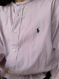 Camicia Gilbi Ralph Lauren righine bordeaux