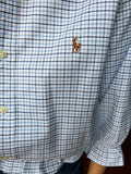 Camicia Gilbi Ralph Lauren bianca a quadretti