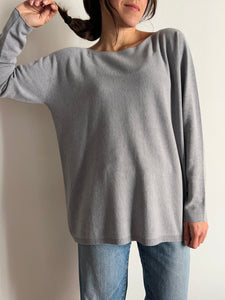 Maglione ampio grigio