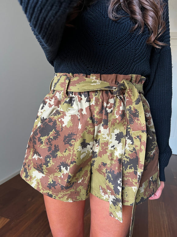 Pantaloncino camouflage