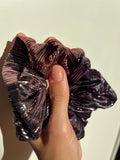 Scrunchie metallizzato viola sfumato