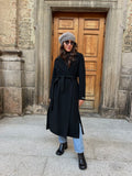 Cappotto sartoriale nero