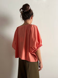 PRE ORDINE • Blusa oversize pesca