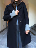 Cappotto nero anni 60