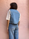 Gilet jeans corto