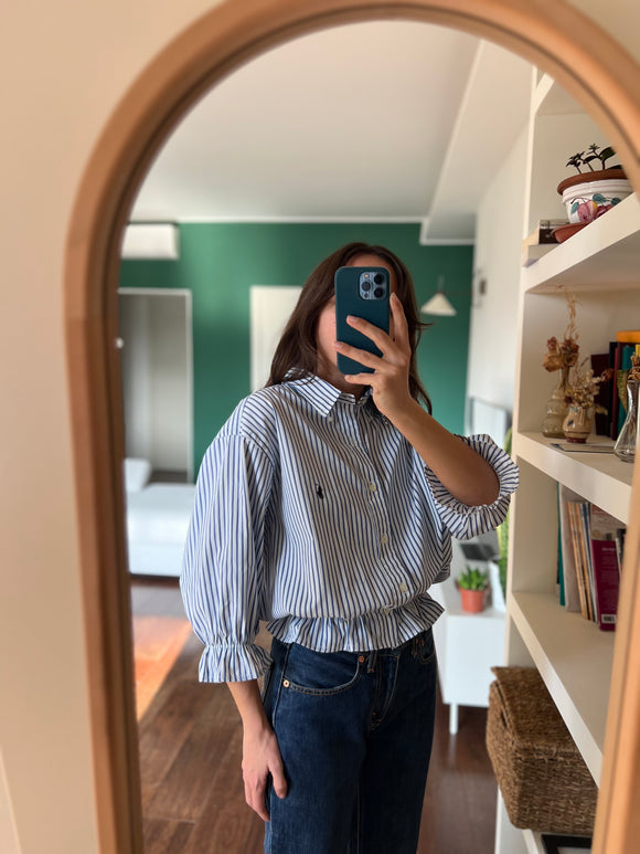 Camicia Gilbi Ralph Lauren righe azzurre e blu