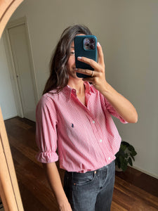 Camicia Gilbi Ralph Lauren quadretti rosa