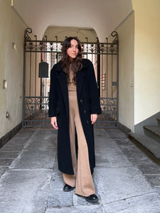 Cappotto lungo nero