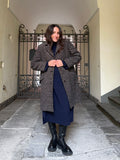 Cappotto sale e pepe marrone