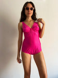 Costume intero fuxia