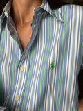 Camicia Gilbi Ralph Lauren righe azzurre e verdi