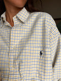 Camicia Gilbi Ralph Lauren quadretti blu e gialli