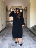 Cappotto lungo nero