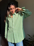 Camicia Ralph Lauren tartan verde e fuxia