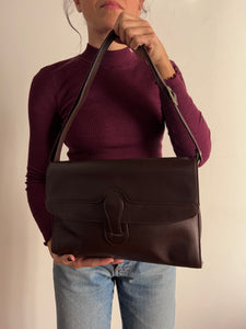 Borsa nappa marrone