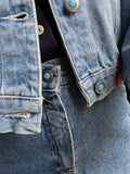 Completo jeans Casucci anni 80