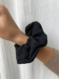 Scrunchie cupro nero