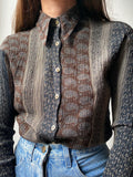 Camicia paisley scura