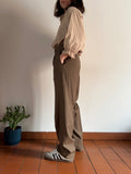 Pantalone maschile tabacco