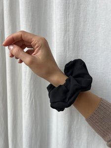 Scrunchie cupro nero