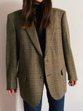 Blazer maschile pied de poule multicolor