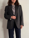 Blazer principe di Galles scuro