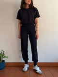 Pantalone in maglia nero